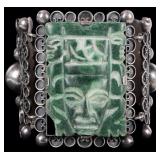 SW STYLE STERLING SILVER LADIES AZTEC BRACELET