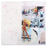 ORIGINAL ART COLOR GUIDE SPIDEY TEAM-UP 7 P22 SIGN