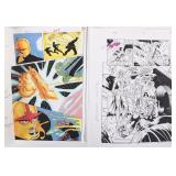 ORIGINAL INKS NOVA VOL. 2 ISSUE #1 & 15 SIGNED