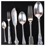 FRANCIS HIGGINS STERLING SILVER UTENSILS LOT OF 6