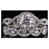 2.89CTW LAB DIAMONDS 14K YELLOW GOLD WEDDING RINGS