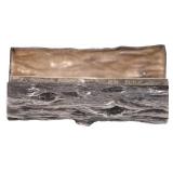 VINTAGE TIFFANY & CO. STERLING SILVER LOG PILL BOX