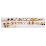 MEGA-LOT 14K YELLOW GOLD LADIES STUD EARRINGS 15