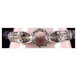 JOHN HARDY NAGA DRAGON STERLING LEATHER BRACELET