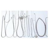 STERLING SILVER LADIES NECKLACE CHAINS AEI (19)