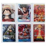 ONE PIECE HOLO CARDS LUFFY CROCODILE ROGER (6)