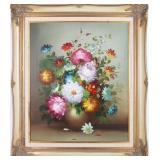 AFTER R ROSINI ORIGINAL STILL LIFE FLOWER PAINTING