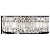 14K WHITE GOLD NATURAL DIAMOND LADIES RING