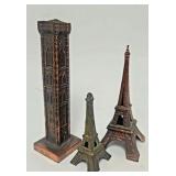 Eiffel Tower Metal (2x)/Giotto's Bell Tower Metal