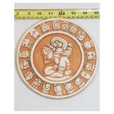 Mayan Zodiac Wall Decor Terracotta Germany