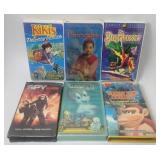 Kids VHS Movies - English (6x)