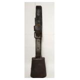 Large Cowbell with Large Leather Strap 20'