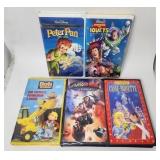 Bob the Builder Toy Story Peter Pan French 5 VHS