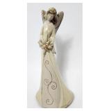 Porcelain Angel Women Statuette