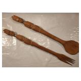 Spoon & Fork Decor - Wood Wall Hanging