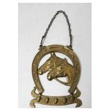 Solid Brass Key Holder Horseshoe Horse Lot E