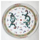 Double Dragon Decor Plate