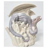 Ceramic Bisque Winter Dragon - Painted