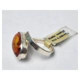 Baltic Amber Ring sz 9