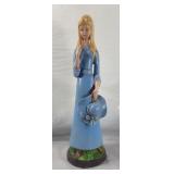 Young Girl Figurine Porcelain 12'