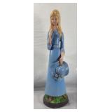 Young Girl Figurine Porcelain 12"