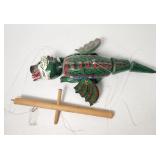 String Dragon Puppet - Wood Handcarved Hand Pain