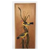 Western Tanager Handpainted Wall Hanging- Signed