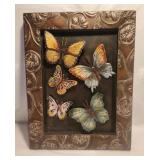 Frame - Metal - Butterflies Wall Decor