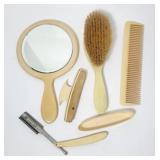 French Hair Dresser Set Fiberloid