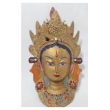 Tibetan Buddha Mask Wall Hanging