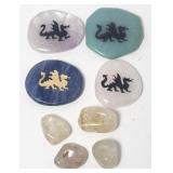 Dragon Totem Stone Healing Crystal Stones (8x) Lot