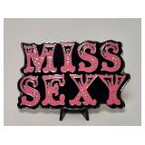 Miss Sexy Belt Buckle