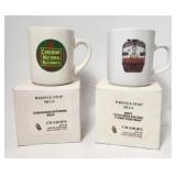 Whistlestop Railroad Coffee Mugs (2x) - New