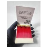 Wood Matches Matchbook Large Size Christmas