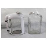 Glass Jugs 8.5" (2x) Anchor Hocking