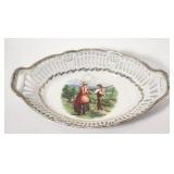 Family in Fields Country Setting Porcelain Germany