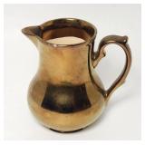 Creamer - Harvest Ware Wade England  Copper Luste