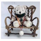 Teddy Bear Baseball Decor
