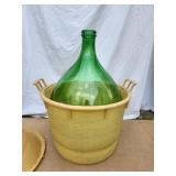 Large Green Bottle (24') with Plastic Bucket