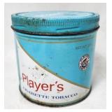 Player's Cigarette Tobacco Tin