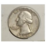 1964 Washington Silver Quarter US