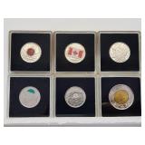 Canada Commemorative Coins In Holders