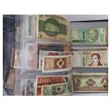International Banknote collection in Album