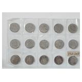 1968-2007 Canada 50 Cents Set of 15 Coins
