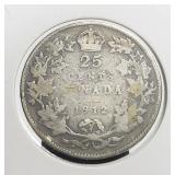 Canada 1912 25c Silver George