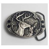 Belt Buckle - Deer - Pewter