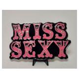 Miss Sexy Belt Buckle