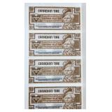 Canadian Tire 50c Coupons Consecs UNC