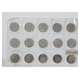 1968-2007 Canada 50 Cents Set of 15 Coins