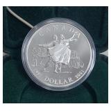 2001 CAD $1 Dollar Proof in Capsule Ballet w/COA